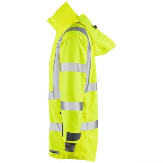 Leo Eastleigh Ecoviz 10K Performance Breathable Anorak Hi-Vis Yellow - Roupa de trabalho - Roupa de Trabalho Tamanho Grande Homem