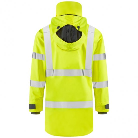 Leo Eastleigh Ecoviz 10K Performance Breathable Anorak Hi-Vis Yellow - Roupa de trabalho - Roupa de Trabalho Tamanho Grande Homem