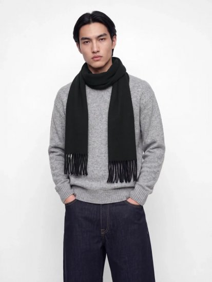 Jack & Jones Kelowna Cachecol Preto - Cachecóis - 