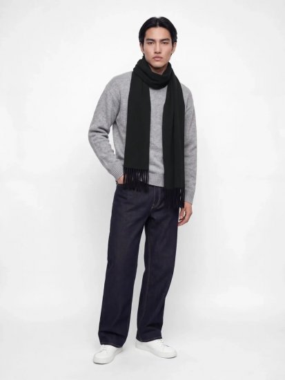 Jack & Jones Kelowna Cachecol Preto - Cachecóis - 