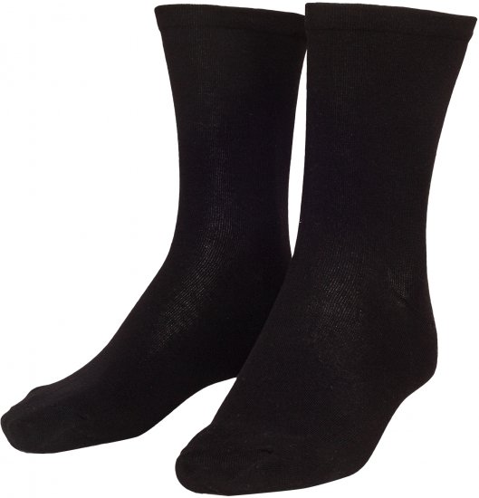 Adamo Adrian Sensitive-socks Black 2-pack - Roupa Interior & natação - Roupa interior Homem Tamanhos Grandes