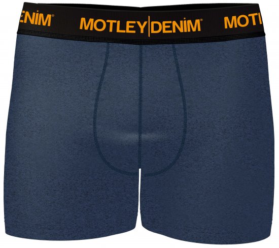 Motley Denim Amsterdam Boxershorts Dark Indigo 2-pack - Roupa Interior & natação - Roupa interior Homem Tamanhos Grandes