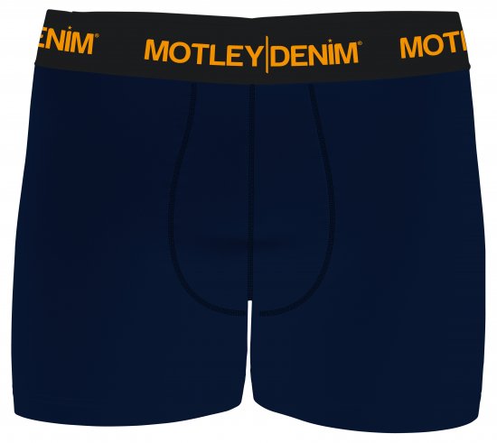 Motley Denim Amsterdam Boxershorts Navy 2-pack - Roupa Interior & natação - Roupa interior Homem Tamanhos Grandes