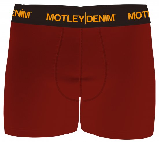 Motley Denim Amsterdam Boxershorts Red 2-pack - Roupa Interior & natação - Roupa interior Homem Tamanhos Grandes