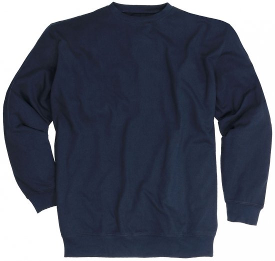 Adamo Athen Crew neck Sweatshirt Navy - Sweatshirts & Hoodies - Sweatshirt & Camisolas com Capuz tamanhos grandes