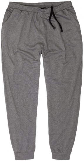Adamo Athen Sweatpants with Cuffs Grey - Calças & calções de fato de treino - Calças de Fato de Treino Tamanhos Grandes 