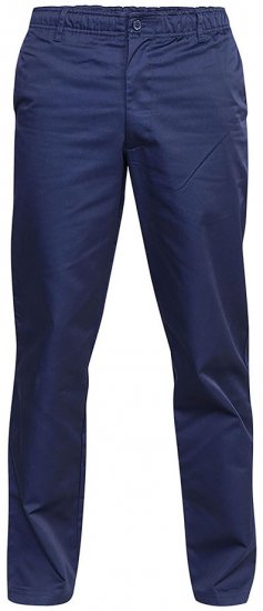 D555 Basilio Pants with elasticated waist Navy - Jeans & calças - Jeans & Calças Tamanhos Grandes Homem