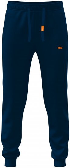 Motley Denim Berlin Sweatpants Navy - Calças & calções de fato de treino - Calças de Fato de Treino Tamanhos Grandes 