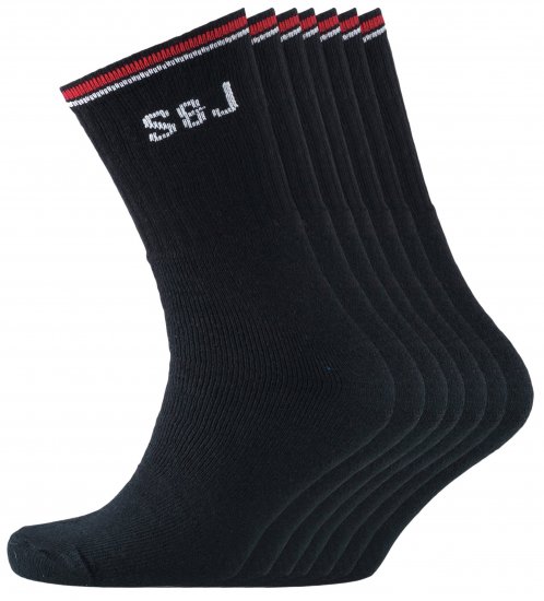 Smith & Jones Bexley 7-pack Socks Black (40-45) - Roupa Interior & natação - Roupa interior Homem Tamanhos Grandes