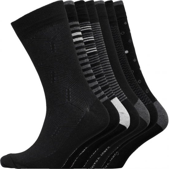 Smith & Jones Blacksmith 7-pack Socks - Roupa Interior & natação - Roupa interior Homem Tamanhos Grandes
