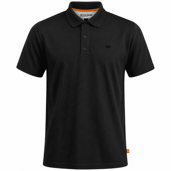 Motley Denim Bratislava Polo Black - Pólos - Pólos Tamanhos Grandes Homem