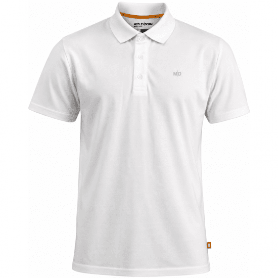 Motley Denim Bratislava Polo White - Pólos - Pólos Tamanhos Grandes Homem