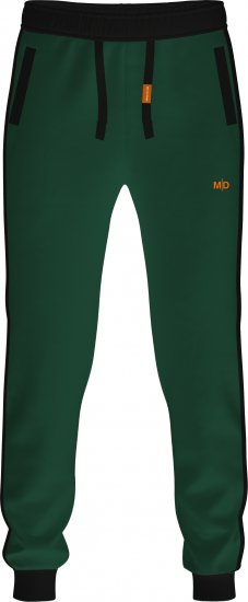 Motley Denim Bremen Sweatpants Racing Green/Black - Calças & calções de fato de treino - Calças de Fato de Treino Tamanhos Grandes 