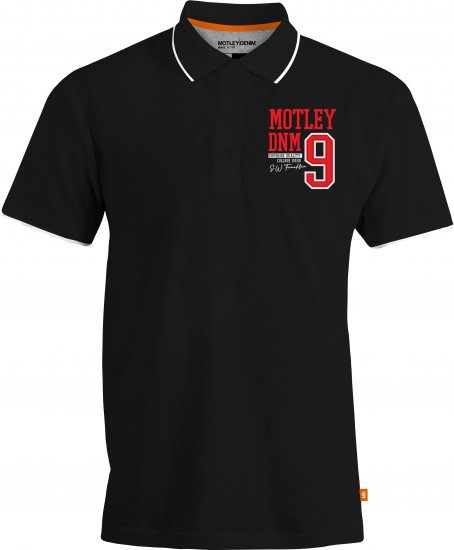 Motley Denim Brighton Polo Black - Pólos - Pólos Tamanhos Grandes Homem
