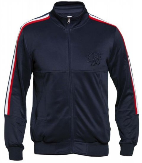 D555 Brookes Couture Zip Up Navy - Sweatshirts & hoodies - Sweatshirt & Camisolas com Capuz tamanhos grandes