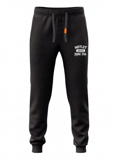 Motley Denim Cork Sweatpants Black - Calças & calções de fato de treino - Calças de Fato de Treino Tamanhos Grandes 