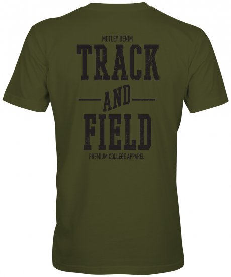 Motley Denim Coventry T-shirt Dark Khaki - T-shirts - T-shirts Homem Tamanhos Grandes
