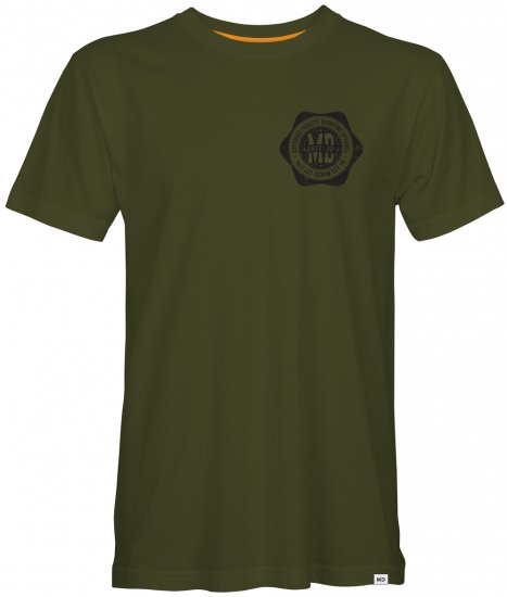 Motley Denim Coventry T-shirt Dark Khaki - T-shirts - T-shirts Homem Tamanhos Grandes