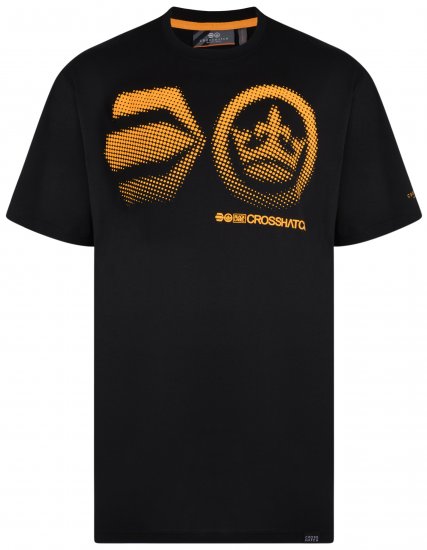 Crosshatch Kravtar T-shirt Black - T-shirts - T-shirts Homem Tamanhos Grandes