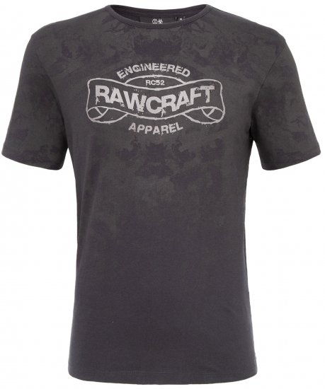 Rawcraft Crowler T-shirt Black - T-shirts - T-shirts Homem Tamanhos Grandes
