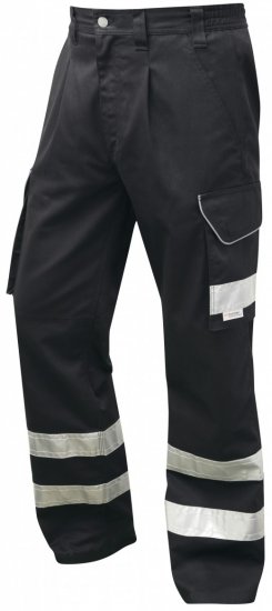 Leo Ilfracombe Cargo Pants Black - Roupa de trabalho - Roupa de Trabalho Tamanho Grande Homem