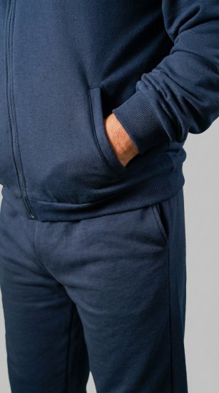 20 Nodi Ostro Stretch Fleece Cotton Tracksuit Navy - Fatos de treino - Fatos de treino homem tamanhos grandes