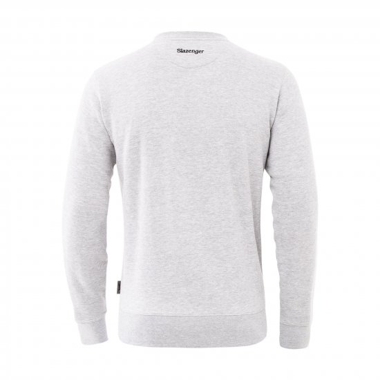 Slazenger Dean Sweatshirt Grey - Sweatshirts & hoodies - Sweatshirt & Camisolas com Capuz tamanhos grandes