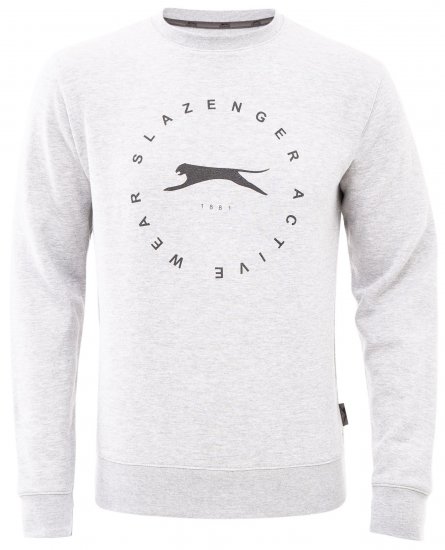 Slazenger Dean Sweatshirt Grey - Sweatshirts & hoodies - Sweatshirt & Camisolas com Capuz tamanhos grandes