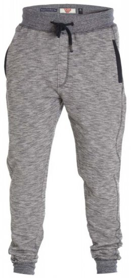 D555 Denzel Sweatpants Grey - Calças & calções de fato de treino - Calças de Fato de Treino Tamanhos Grandes 