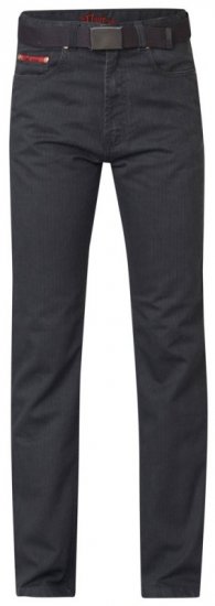 Duke Canary Bedford cord-pants Charcoal - Jeans & Calças - Jeans & Calças Tamanhos Grandes Homem
