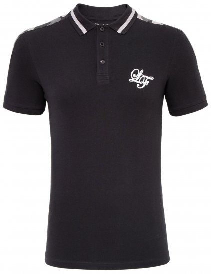 Loyalty & Faith Element Polo Black - Pólos - Pólos Tamanhos Grandes Homem
