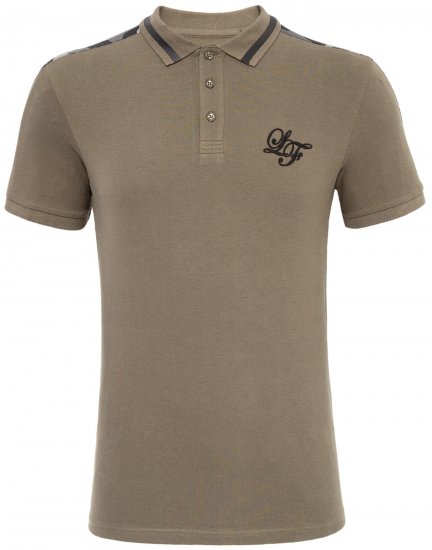 Loyalty & Faith Element Polo Khaki - Pólos - Pólos Tamanhos Grandes Homem