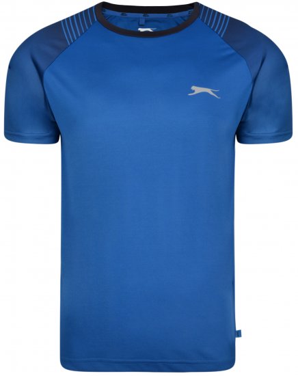 Slazenger Eli T-shirt Blue - T-shirts - T-shirts Homem Tamanhos Grandes