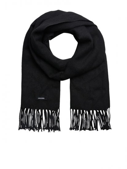 Jack & Jones Solid Cachecol Preto - Cachecóis - 