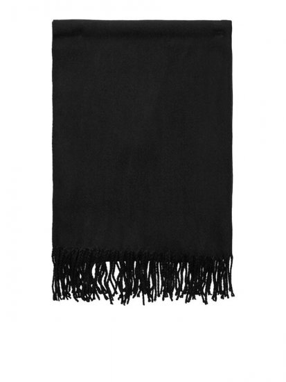 Jack & Jones Solid Cachecol Preto - Cachecóis - 
