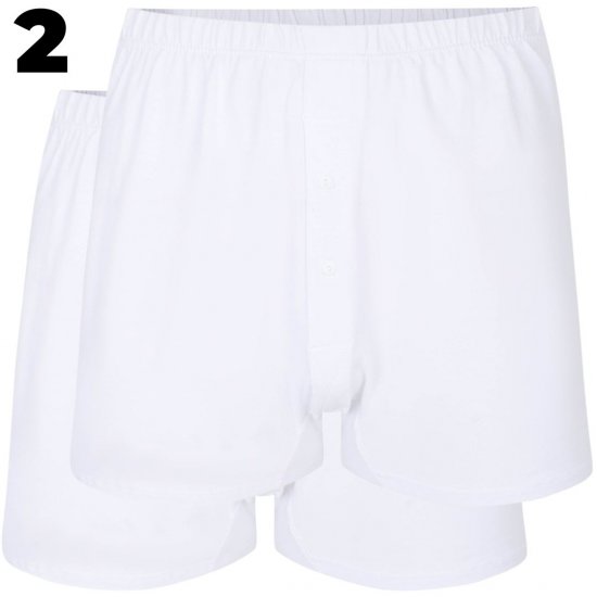 Espionage U001W boxers pack de 2 branco - Roupa Interior & natação - Roupa interior Homem Tamanhos Grandes