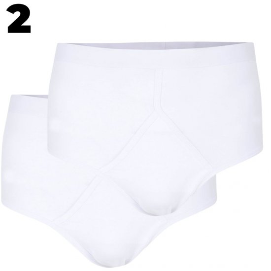Espionage U003W cuecas slip pack de 2 branco - Roupa Interior & natação - Roupa interior Homem Tamanhos Grandes