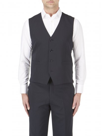 Skopes Darwin Waistcoat Black stripe - Fatos - Fatos de Homem Tamanhos Grandes
