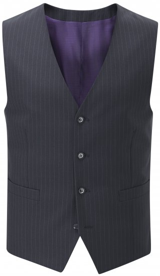 Skopes Darwin Waistcoat Black stripe - Fatos - Fatos de Homem Tamanhos Grandes