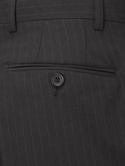Skopes Darwin Suit pants Black Stripe - Jeans & calças - Jeans & Calças Tamanhos Grandes Homem