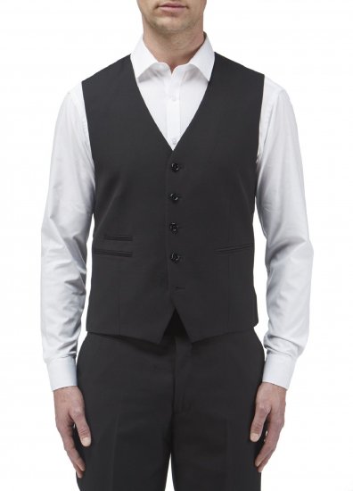 Skopes Madrid Waistcoat Black - Fatos - Fatos de Homem Tamanhos Grandes