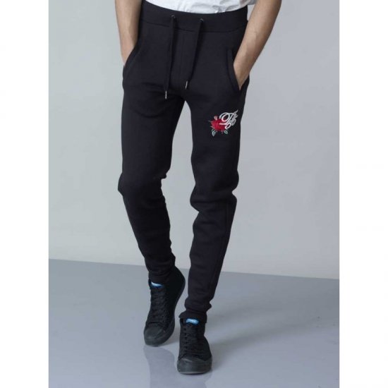 D555 Matt Fashion Sweatpants Black - Calças & calções de fato de treino - Calças de Fato de Treino Tamanhos Grandes 
