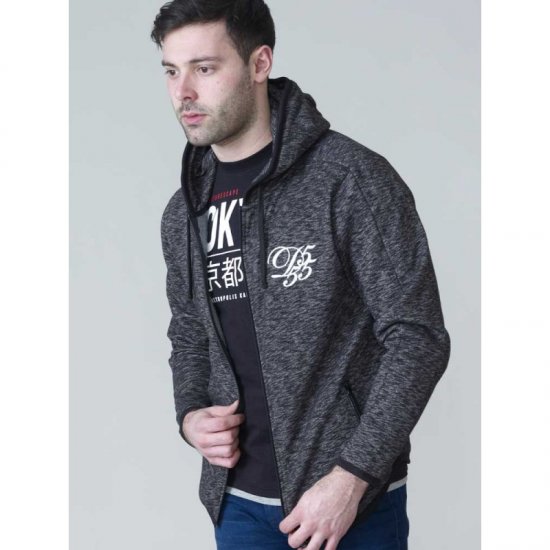 D555 Bennie Full zip Hoodie - Sweatshirts & hoodies - Sweatshirt & Camisolas com Capuz tamanhos grandes