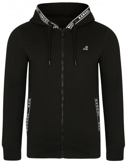 Kangol Foray Hoodie Black - Sweatshirts & hoodies - Sweatshirt & Camisolas com Capuz tamanhos grandes