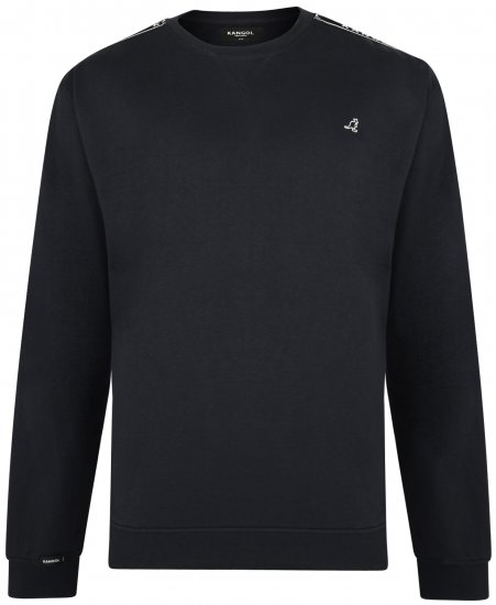 Kangol Foray Sweatshirt Black - Sweatshirts & hoodies - Sweatshirt & Camisolas com Capuz tamanhos grandes