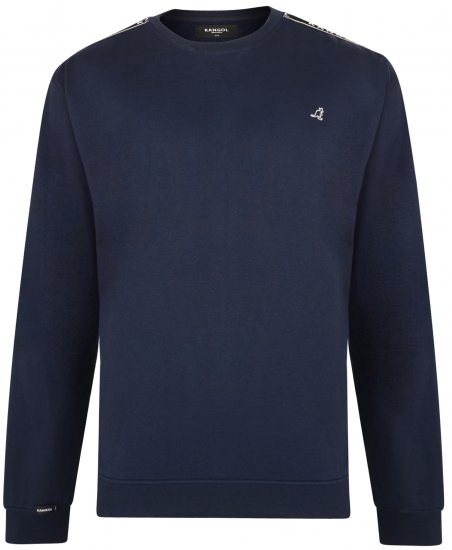 Kangol Foray Sweatshirt Navy - Sweatshirts & hoodies - Sweatshirt & Camisolas com Capuz tamanhos grandes