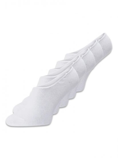Jack & Jones Basic Meias curtas Branco pack de 10 - Roupa Interior & natação - Roupa interior Homem Tamanhos Grandes