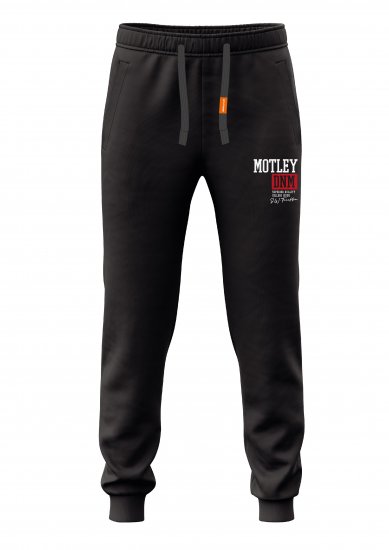 Motley Denim Glasgow Sweatpants Black - Calças & calções de fato de treino - Calças de Fato de Treino Tamanhos Grandes