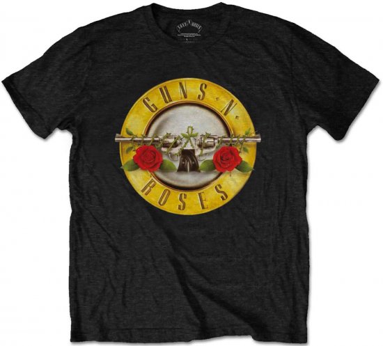 Guns N' Roses Classic logo T-shirt Black - T-shirts - T-shirts Homem Tamanhos Grandes
