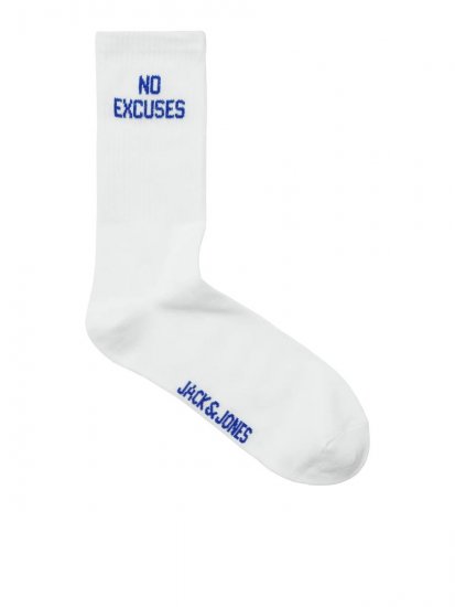 Jack & Jones Power Statements Meias de ténis Branco pack de 3 - Roupa Interior & natação - Roupa interior Homem Tamanhos Grandes
